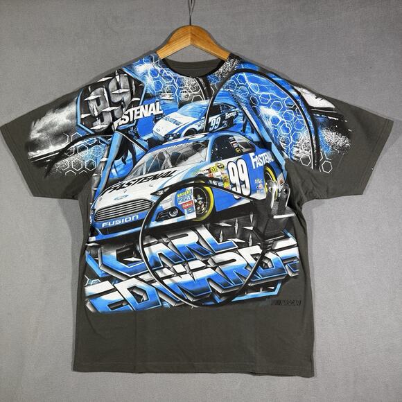 Chase Authentics Carl Edwards #99 Fastenal NASCAR All Over Print T-Shirt XL